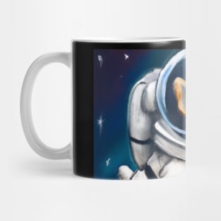Corgi Astronaut Mug